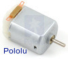 Brushed DC Motor: 130-Size, 6V, 11.5kRPM, 800mA Stall