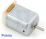 Brushed DC Motor: 130-Size, 6V, 11.5kRPM, 800mA Stall