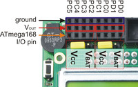 Orangutan SV-xx8 and LV-168 user I/O header.