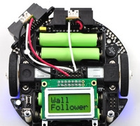 Fully constructed 3pi wall follower.