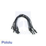 Premium Jumper Wire 10-Pack M-F 6" Black