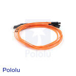 Premium Jumper Wire 10-Pack M-F 12" Orange