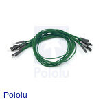 Premium Jumper Wire 10-Pack M-F 12" Green