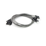 Premium Jumper Wire 10-Pack M-F 12" Gray