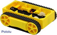 RP5 Tracked Chassis Yellow