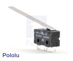 Snap-Action Switch with 50mm Lever: 3-Pin, SPDT, 5A