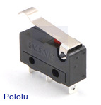 Snap Action Switch with 15.6mm Bump Lever: 3-Pin, SPDT, 5A