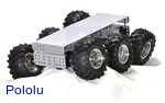 Dagu Wild Thumper 6WD All-Terrain Chassis, Silver, 34:1