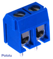 Terminal block 2-pin 5mm pitch