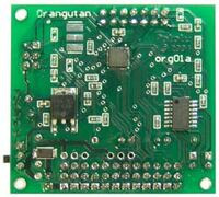 Pololu Orangutan Robot Controller back view.