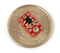 QTR-1A reflectance on a quarter for size reference.