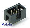 Shrouded Box Header: 2x3-Pin, 0.100" (2.54 mm) Male