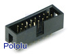 Shrouded Box Header: 2x8-Pin, 0.100" (2.54 mm) Male