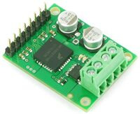 Pololu MC33887 Motor Driver Carrier with optional through-hole parts soldered in.