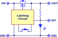 Pololu Pushbutton Power Switch block diagram.