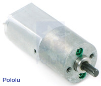 25:1 Metal Gearmotor 20Dx44L mm