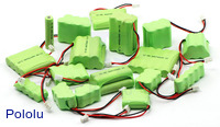 An assortment of NiMH battery packs.
