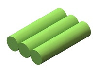 Rechargeable NiMH Battery Pack: 3.6 V, 700 mAh, 3x1 AAA cells