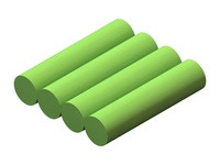 Rechargeable NiMH Battery Pack: 4.8 V, 700 mAh, 4x1 AAA cells
