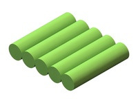 Rechargeable NiMH Battery Pack: 6.0 V, 700 mAh, 5x1 AAA cells