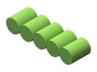 Rechargeable NiMH Battery Pack: 6.0 V, 150 mAh, 5x1 1/3-AAA cells