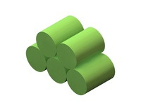 Rechargeable NiMH Battery Pack: 6.0 V, 150 mAh, 3+2 1/3-AAA cells