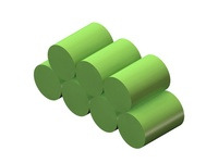 Rechargeable NiMH Battery Pack: 8.4 V, 150 mAh, 4+3 1/3-AAA cells