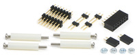 Hardware included with the 3pi expansion kit with cutouts.