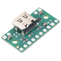 TPS2116 Power Multiplexer Carrier with USB Type-C Connector (USB priority)