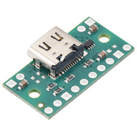 TPS2116 Power Multiplexer Carrier with USB Type-C Connector (non-USB priority)