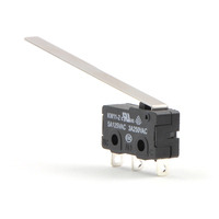 Snap-Action Switch with 50mm Lever: 3-Pin, SPDT, 5A