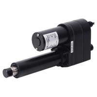 Glideforce LACT4-500APL Industrial-Duty Linear Actuator with Acme Drive and Feedback: 250kgf, 4" Stroke (3.5" Usable), 0.66"/s, 12V